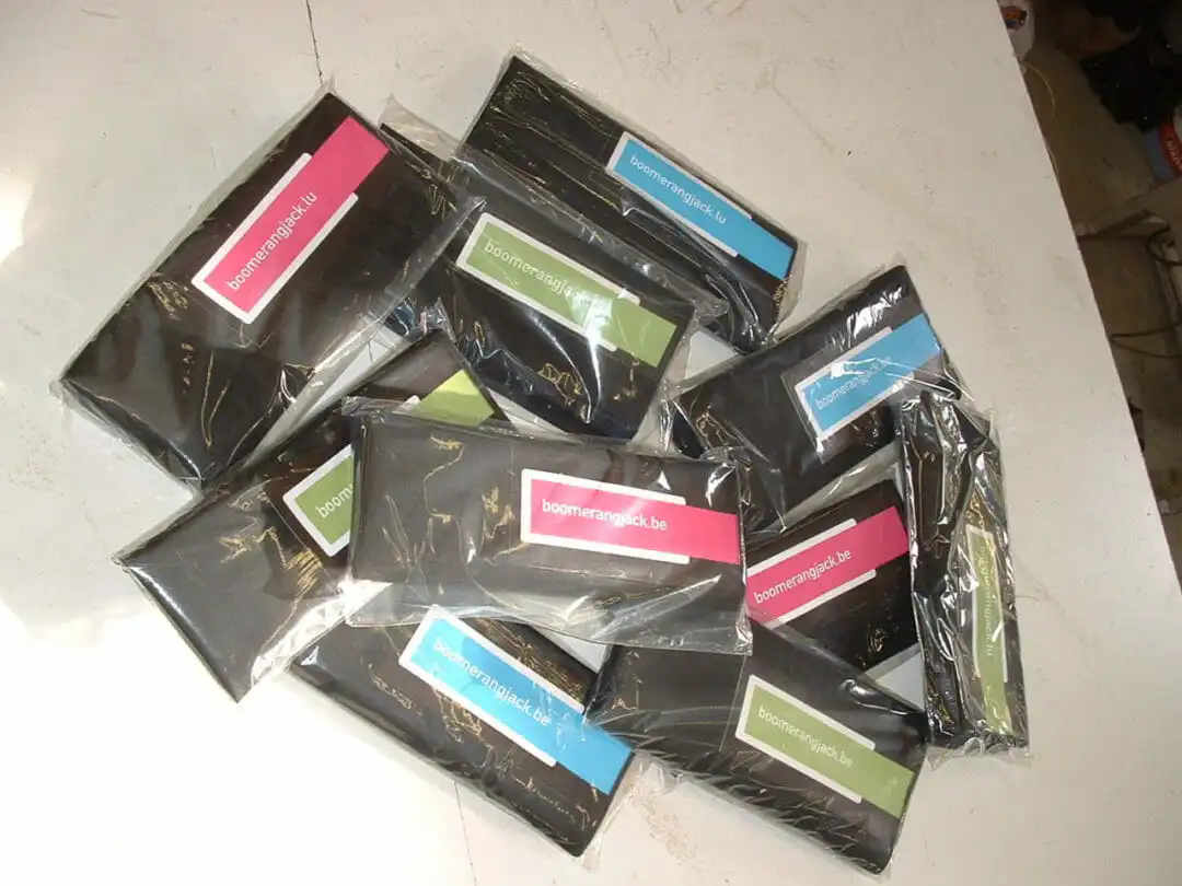 Pochettes personnalisées sur mesure.