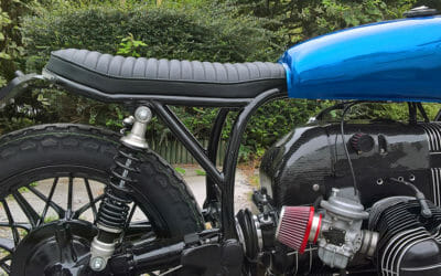 Garnissage de selle de moto