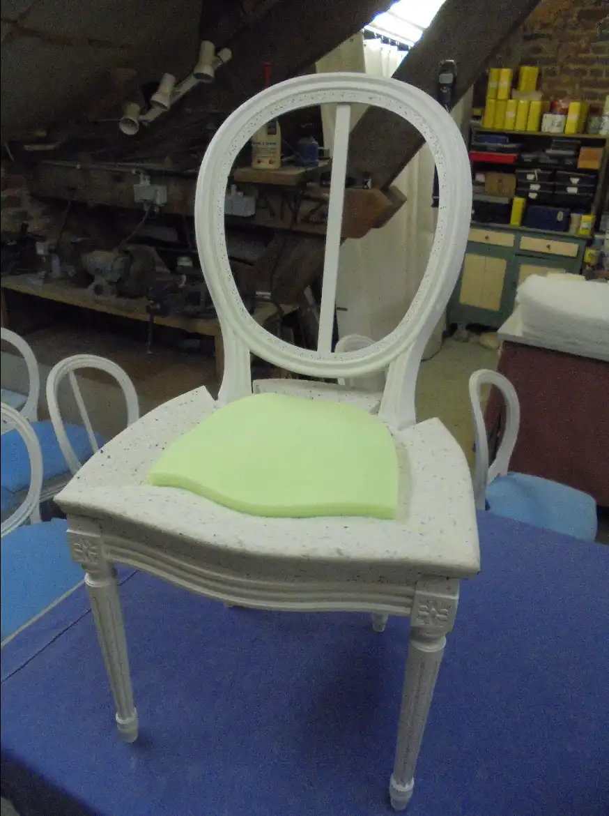 Travail de la mousse